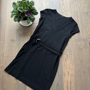 Massimo Dutti-  buckle belt dress- small